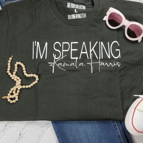 FIERY COLLECTION‎ KAMALA HARRIS "I'm Speaking" Tee - Picture 1 of 4